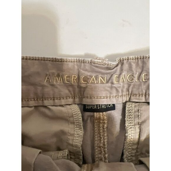 American Eagle Sz 6 Taupe Shorts Chino Lightweight - Picture 5 of 8